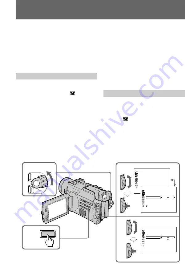 Sony Handycam Vision  DCR-TRV900E Operating Instructions Manual Download Page 68