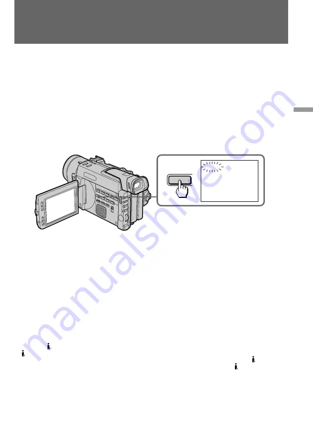 Sony Handycam Vision  DCR-TRV900E Operating Instructions Manual Download Page 91