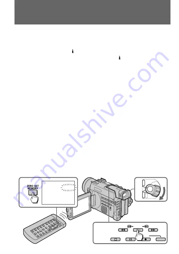 Sony Handycam Vision  DCR-TRV900E Operating Instructions Manual Download Page 112