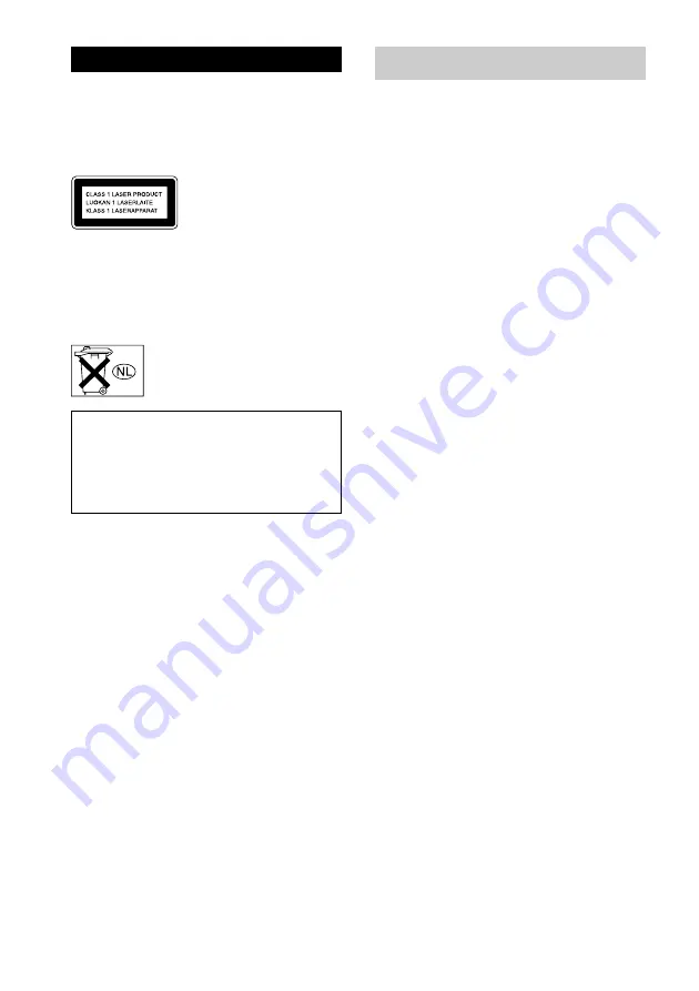 Sony HAR-LH500 Operating Instructions Manual Download Page 2