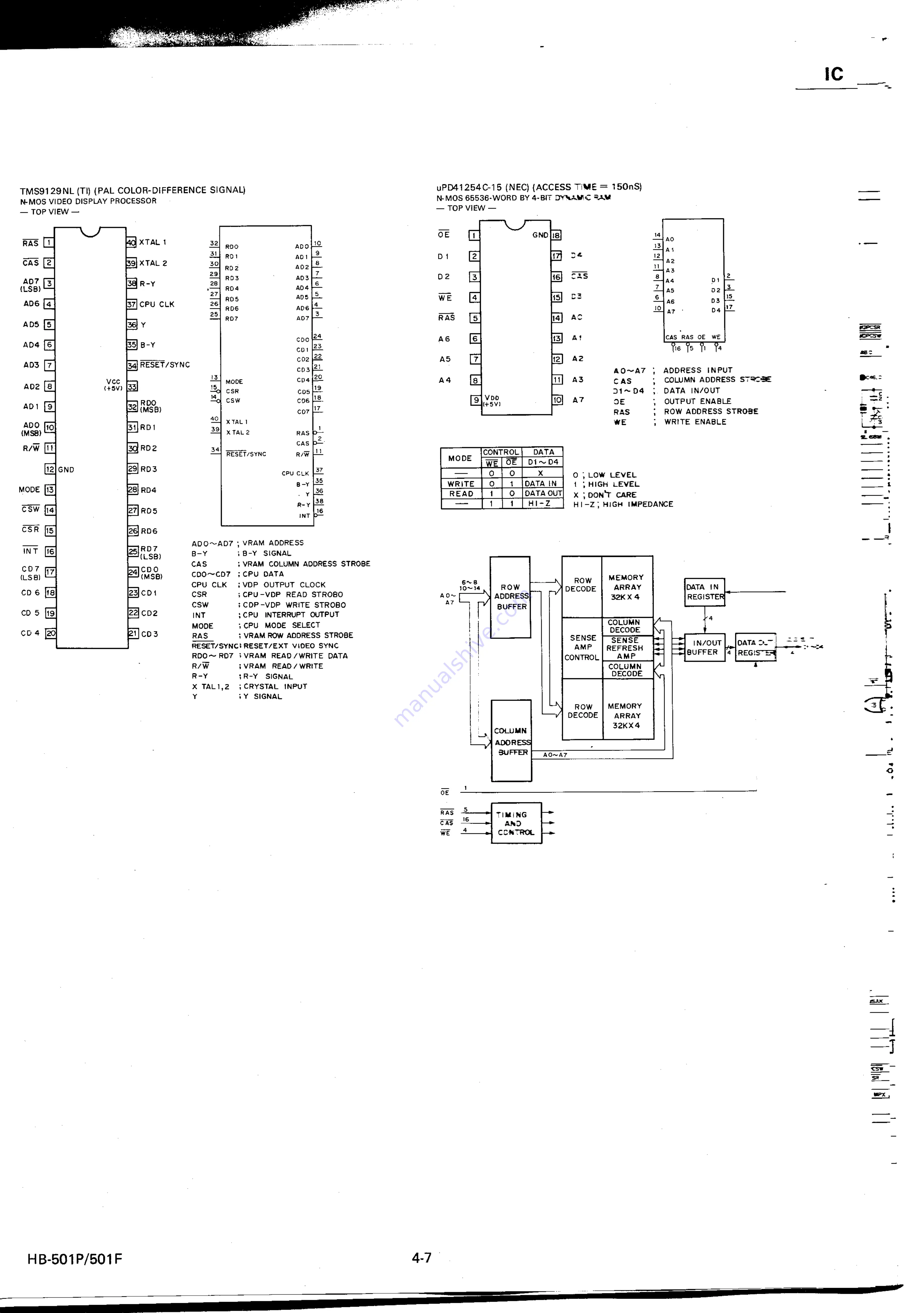 Sony HB-501F Service Manual Download Page 56