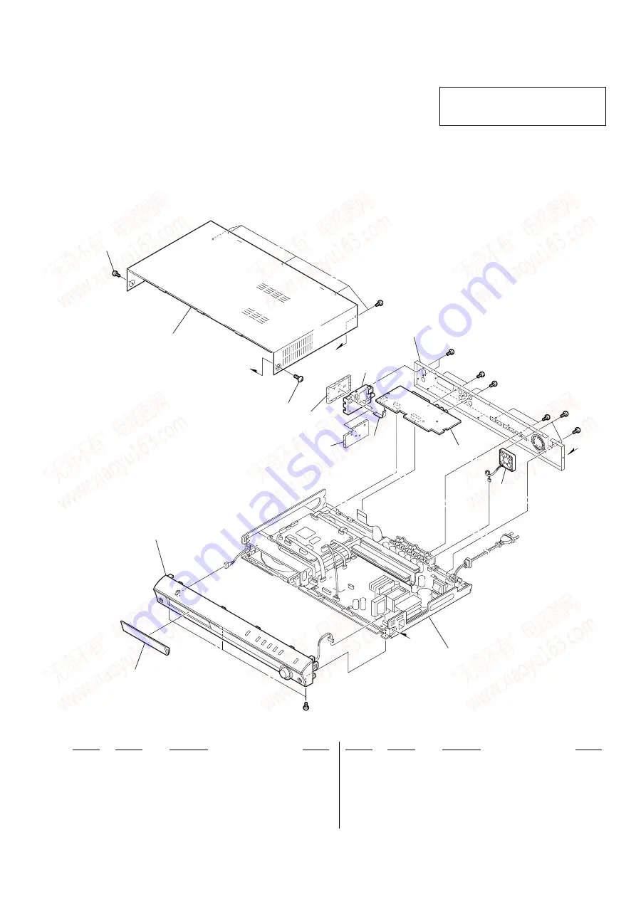 Sony HCD-DZ300 Service Manual Download Page 61