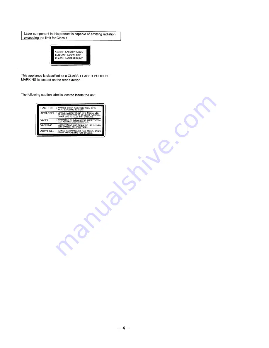 Sony HCD-H61 Service Manual Download Page 4