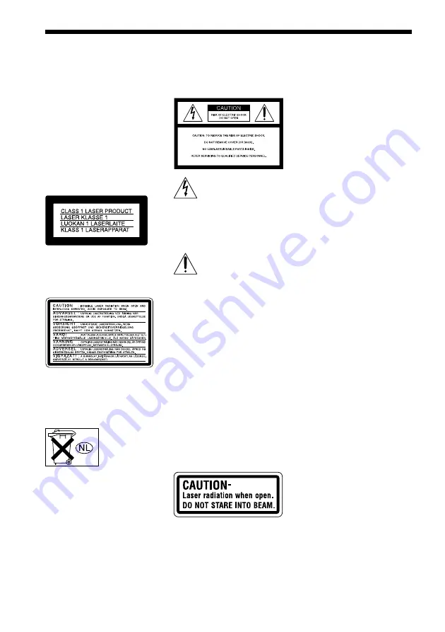 Sony HCD-S500 Operating Instructions Manual Download Page 2