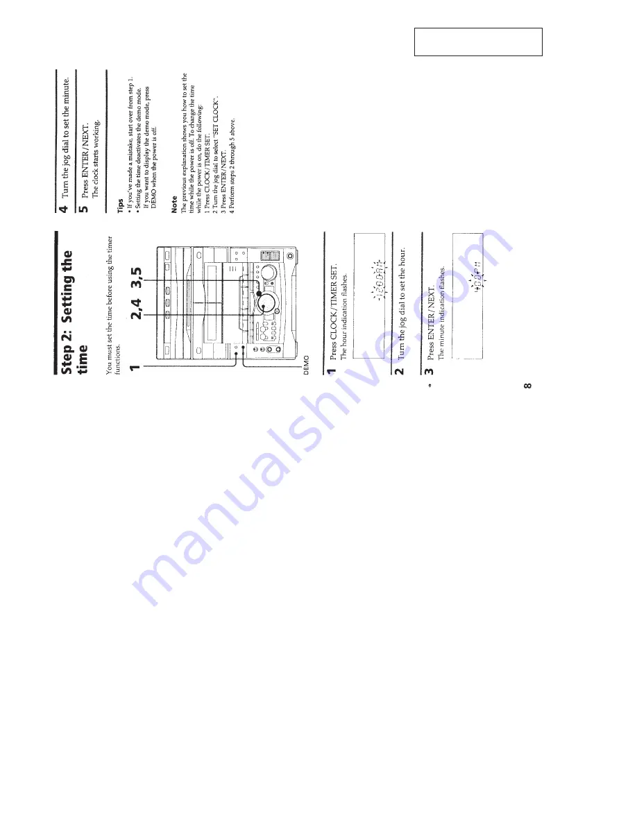 Sony HCD-V818 Скачать руководство пользователя страница 8