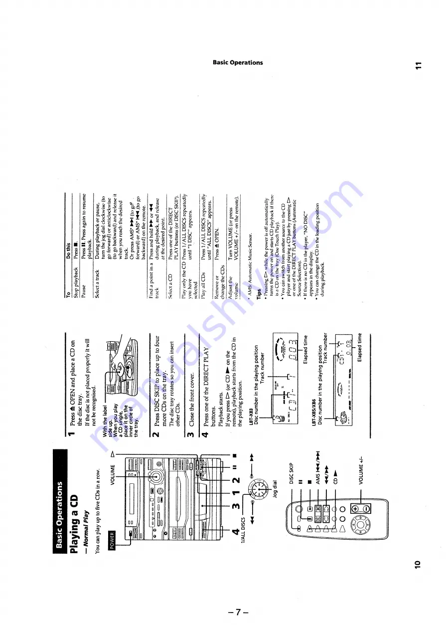 Sony HCD-xb5 Service Manual Download Page 7