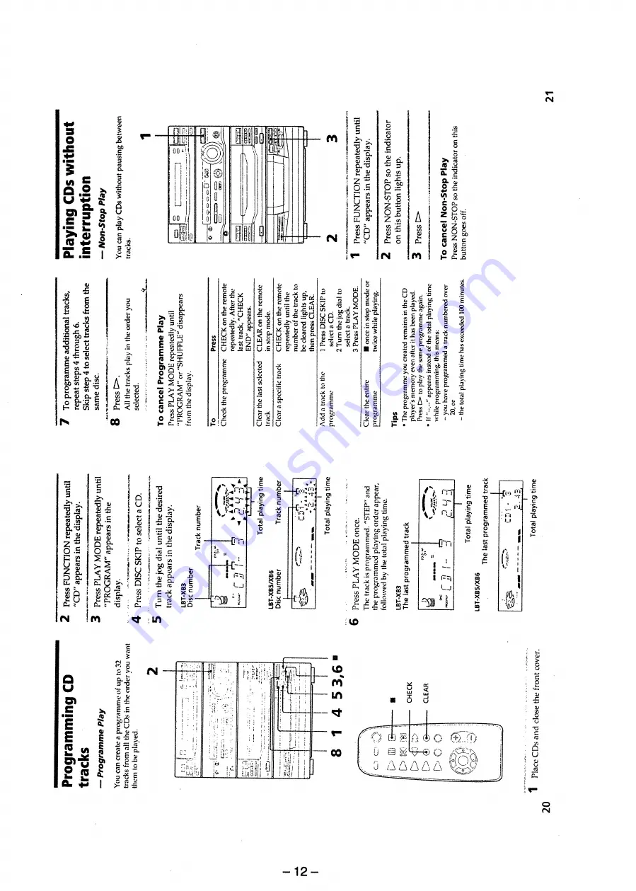 Sony HCD-xb5 Service Manual Download Page 12