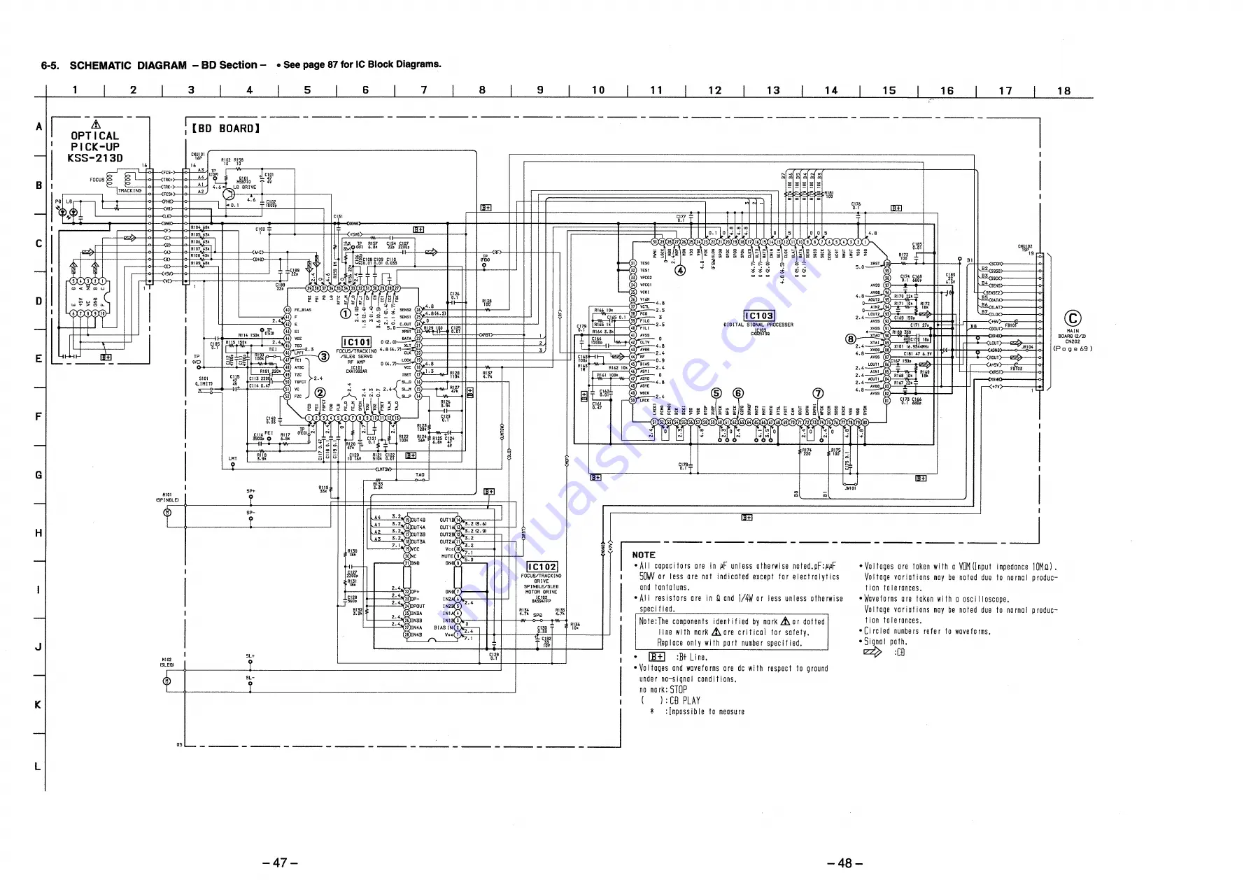 Sony HCD-xb5 Service Manual Download Page 44