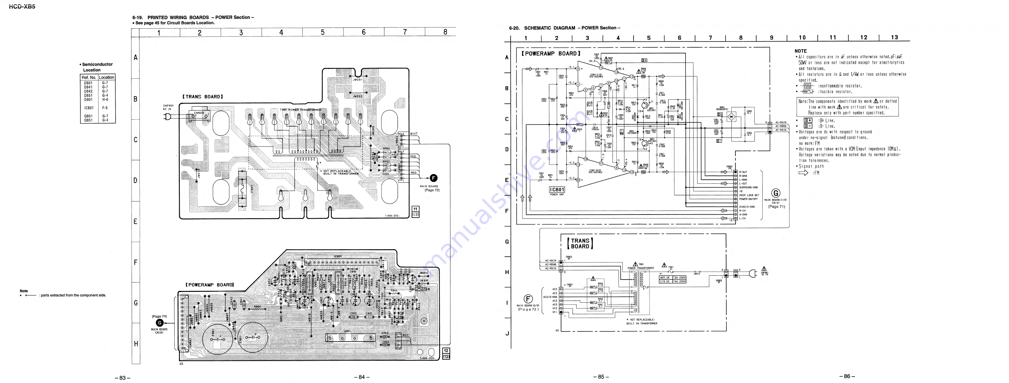 Sony HCD-xb5 Service Manual Download Page 58