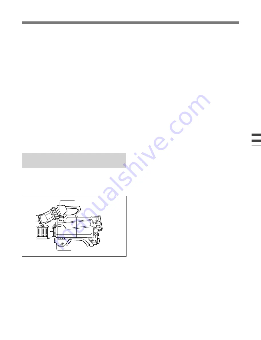 Sony HDC-750 Operation Manual Download Page 43