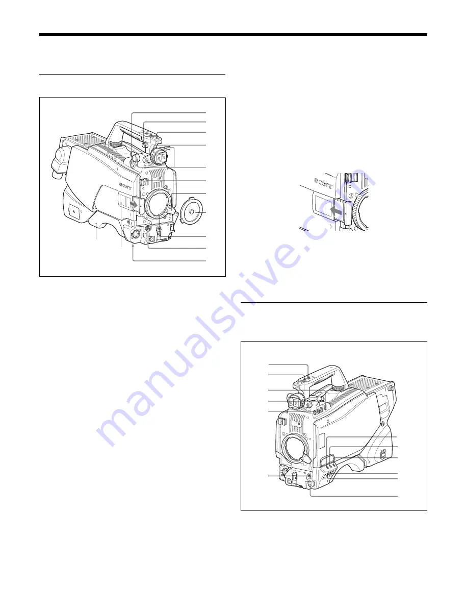 Sony HDC2400 Operation Manual Download Page 12