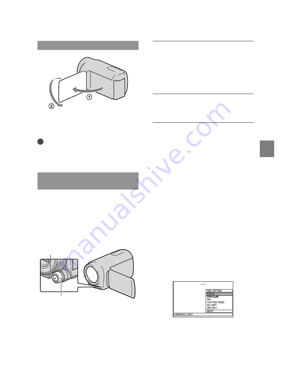 Sony HDR-CX550V Скачать руководство пользователя страница 111