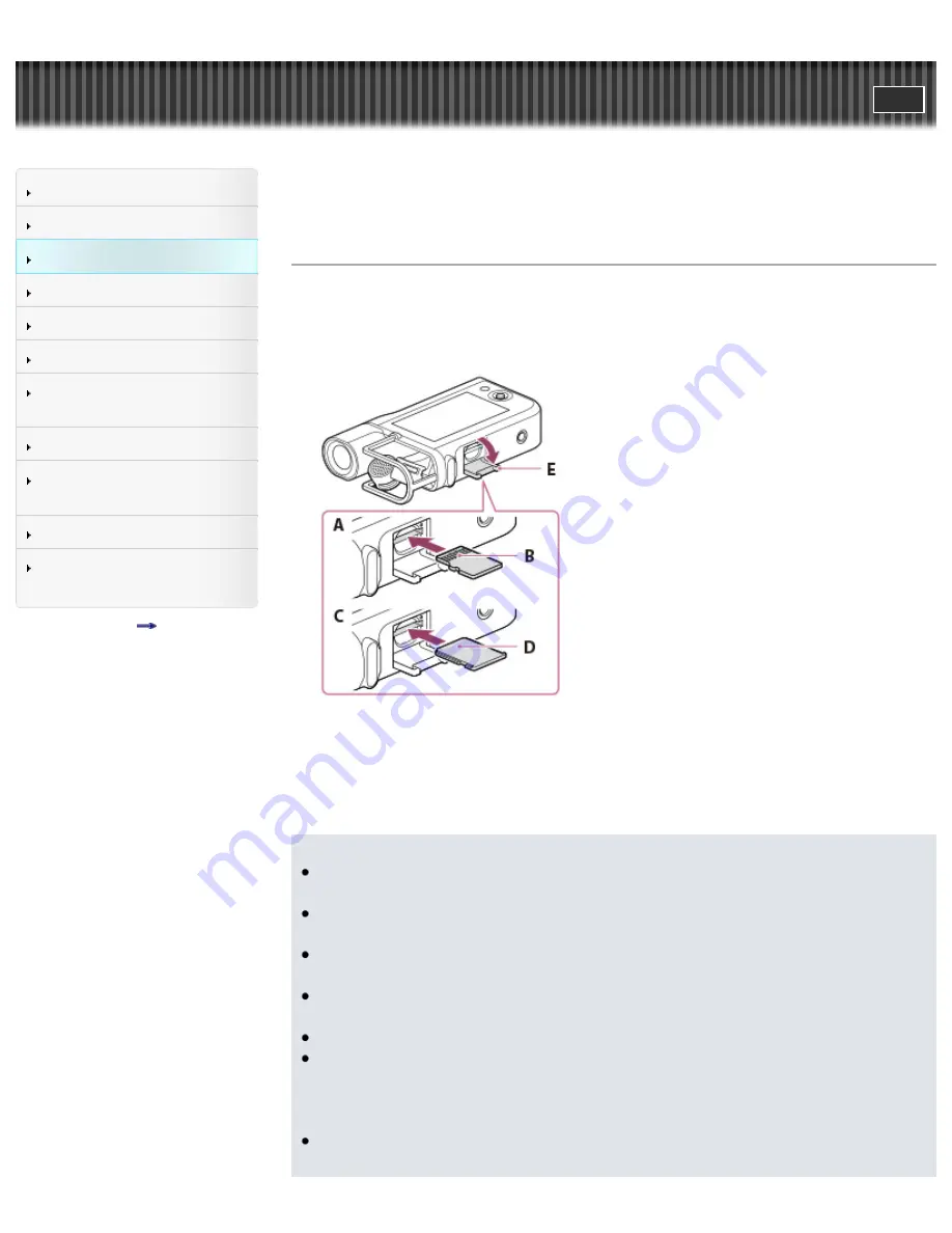 Sony HDR-MV1 User Manual Download Page 43