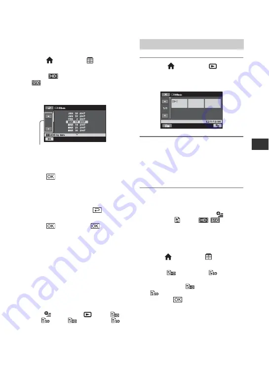 Sony HDR-SR5/C Operating Instructions Manual Download Page 51