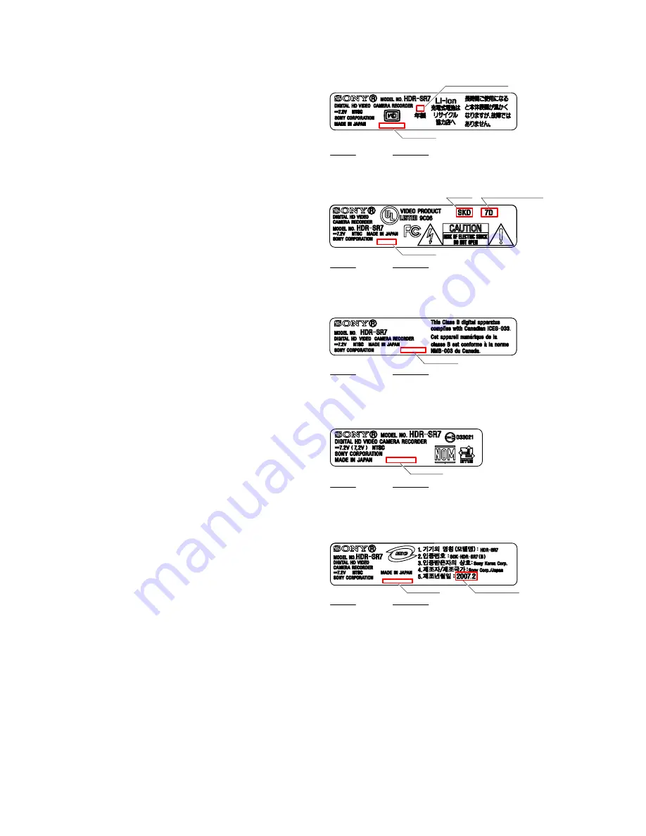 Sony HDR-SR5/C Service Manual Download Page 23