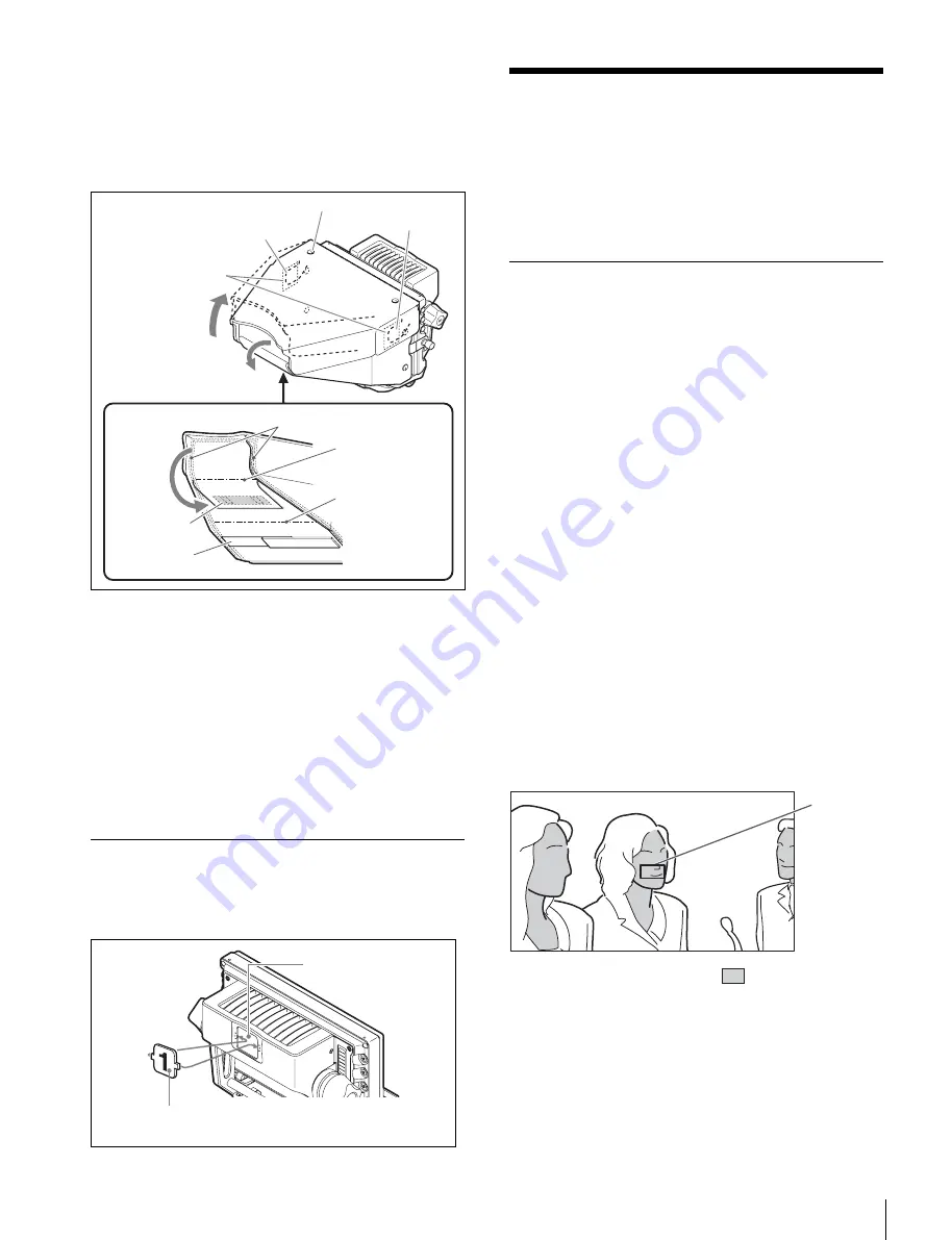 Sony HDVF-EL100 Operation Manual Download Page 15