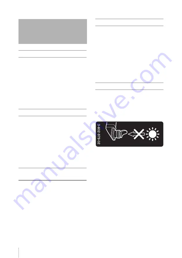 Sony HDVF-L10 Operation Manual Download Page 6