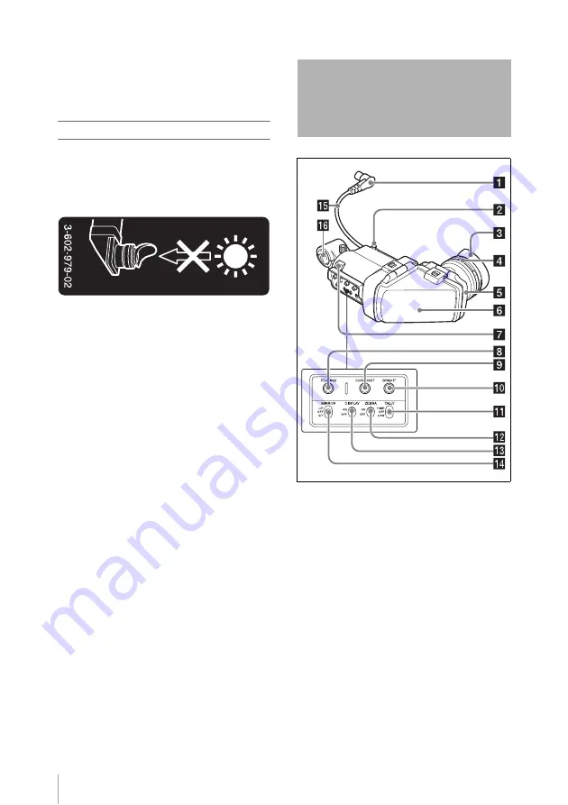 Sony HDVF-L10 Operation Manual Download Page 20