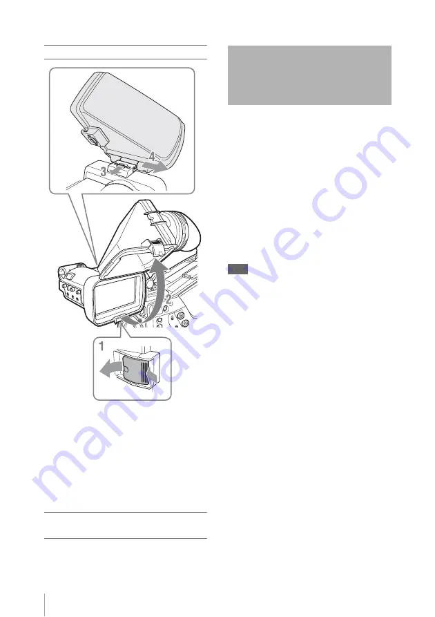 Sony HDVF-L10 Operation Manual Download Page 74