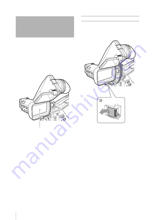 Sony HDVF-L10 Operation Manual Download Page 98