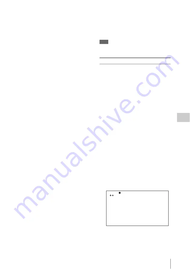 Sony HDW-650 Operation Manual Download Page 125