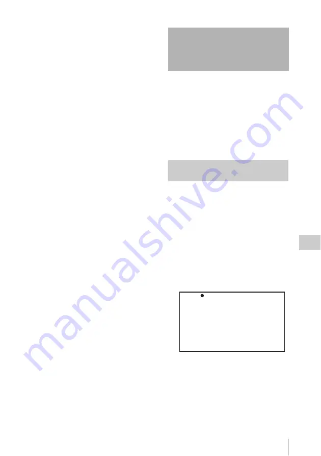 Sony HDW-650 Operation Manual Download Page 143