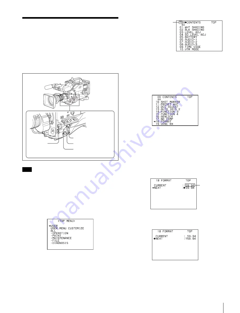 Sony HDW-790 Скачать руководство пользователя страница 9