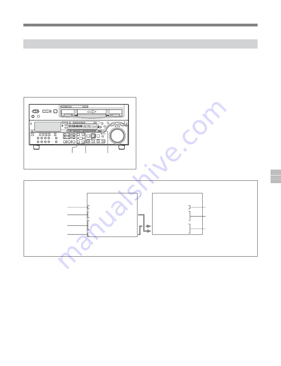 Sony HDW-S2000 Operation Manual Download Page 81