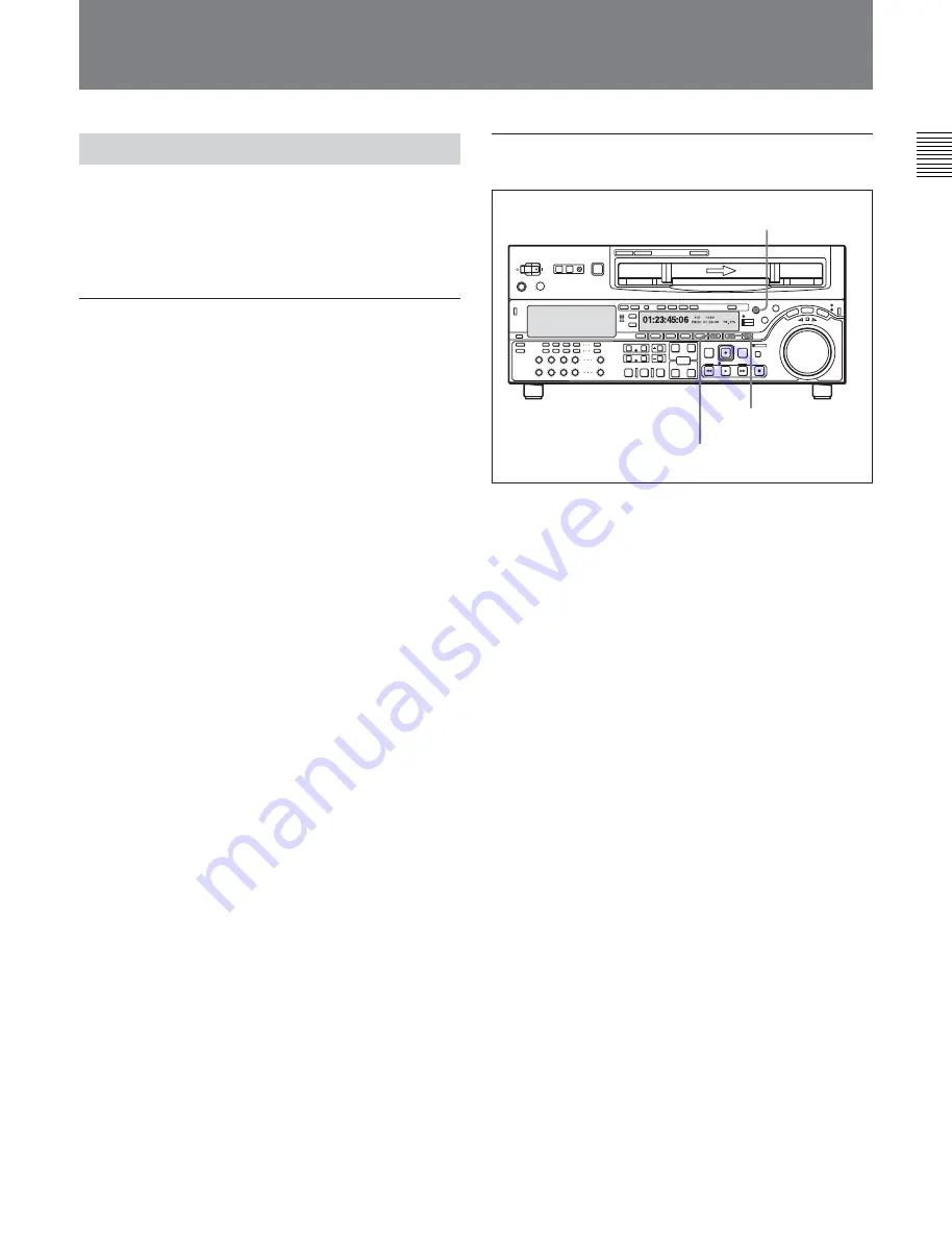 Sony HDW-S2000 Operation Manual Download Page 145