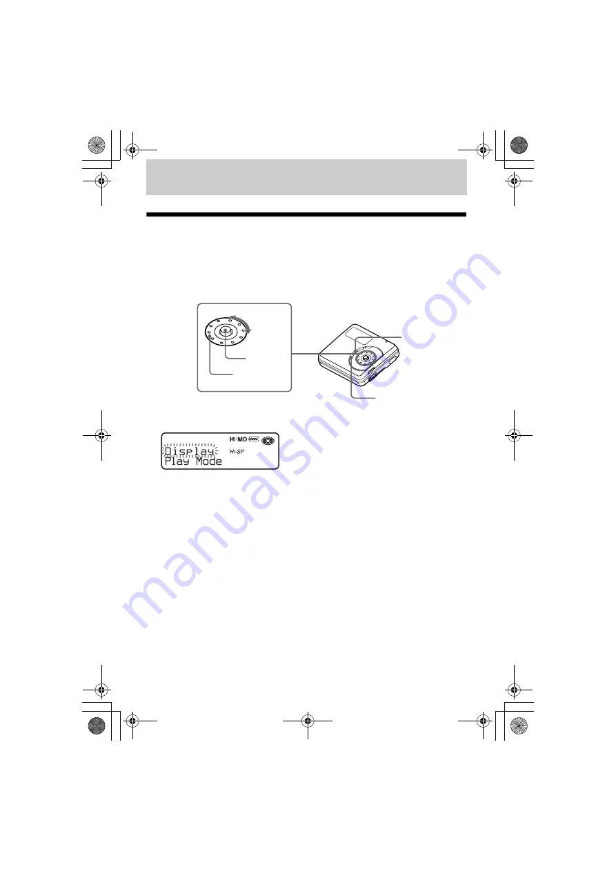 Sony Hi-MD WALKMAN MZ-DH710 Operating Instructions Manual Download Page 17