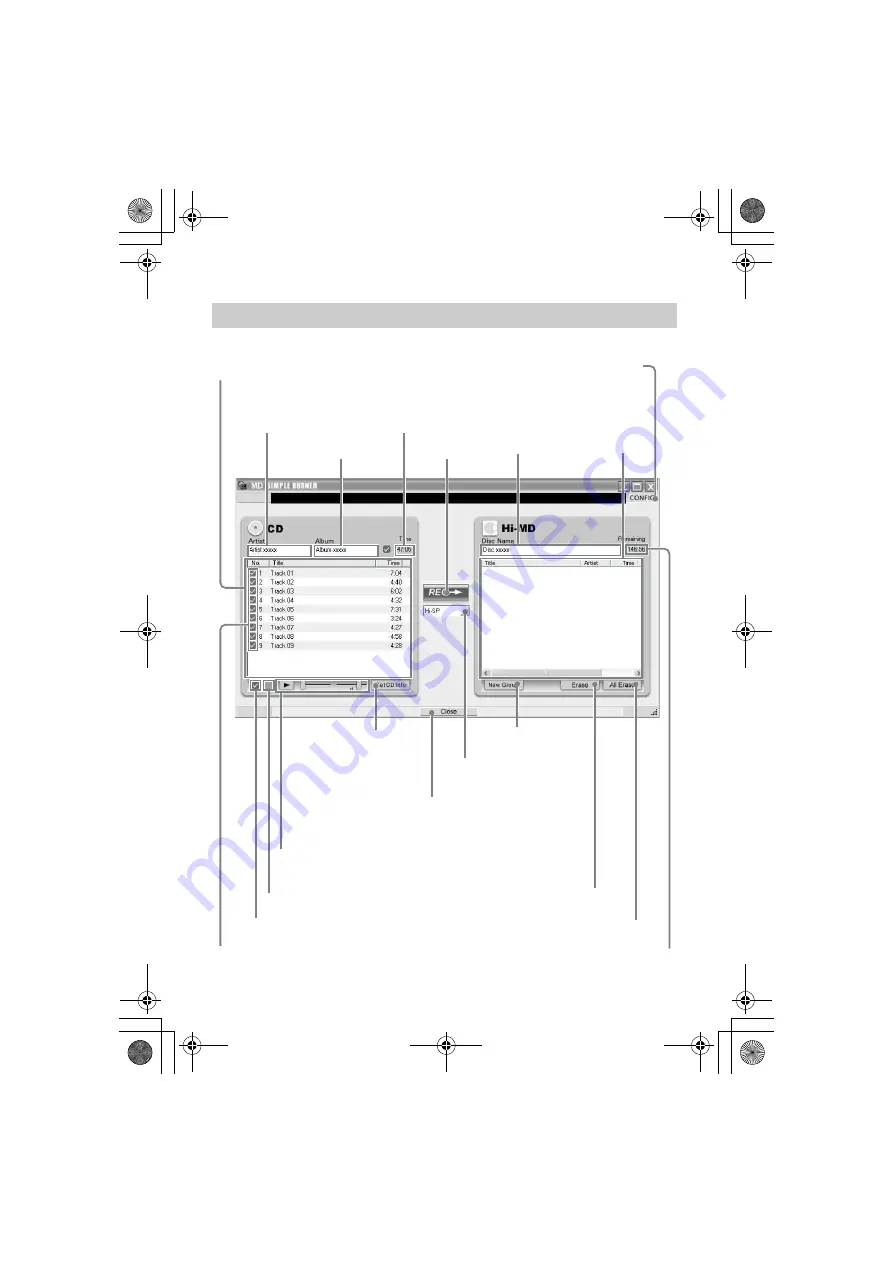 Sony Hi-MD WALKMAN MZ-DH710 Operating Instructions Manual Download Page 71