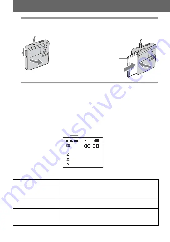 Sony Hi-MD Walkman MZ-RH10 Operating Instructions Manual Download Page 22