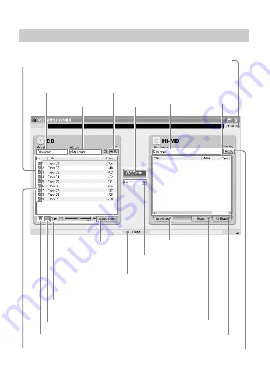 Sony Hi-MD Walkman MZ-RH10 Operating Instructions Manual Download Page 111