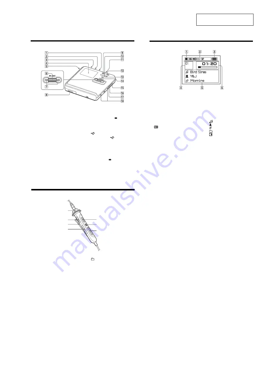 Sony Hi-MD Walkman MZ-RH10 Service Manual Download Page 5