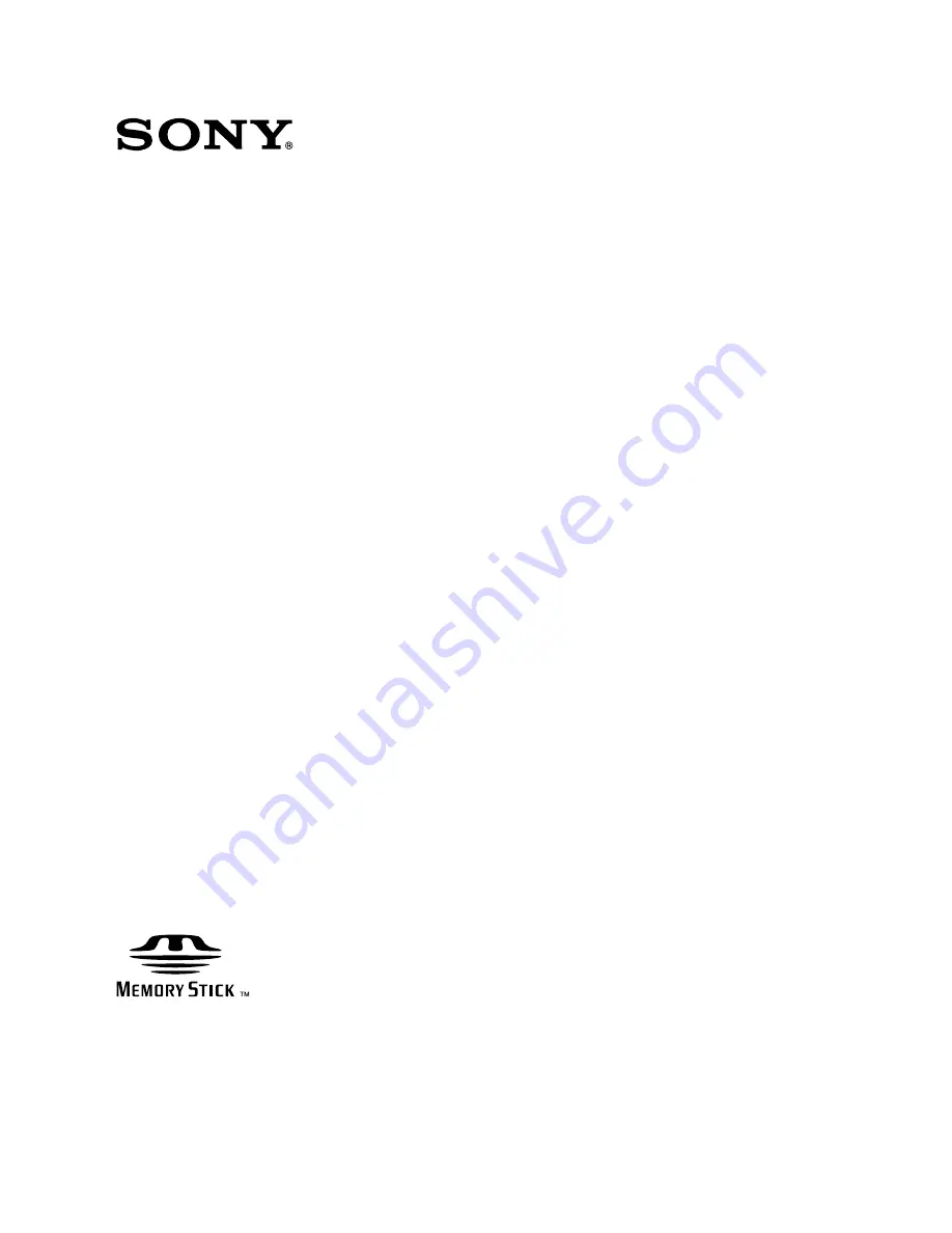 Sony HKSP-1125 User Manual Download Page 1