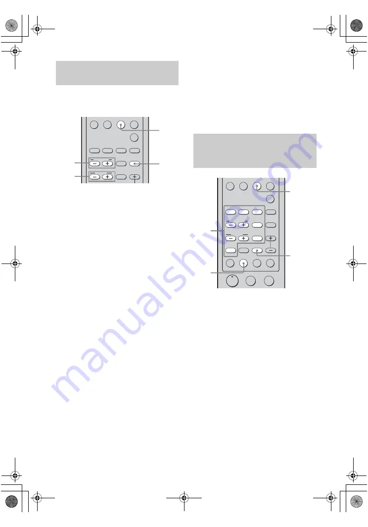 Sony HT-7000DH Operating Instructions Manual Download Page 60