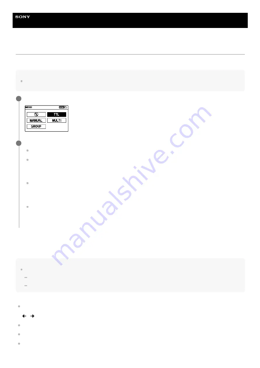 Sony HVL-F46RM Help Manual Download Page 35