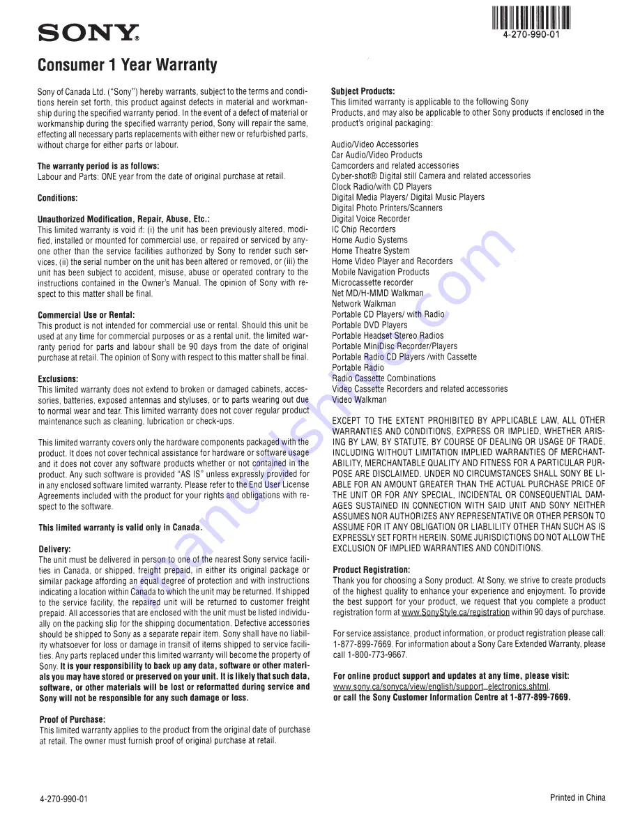 Sony HVL-LE1 Operating Instructions Download Page 4