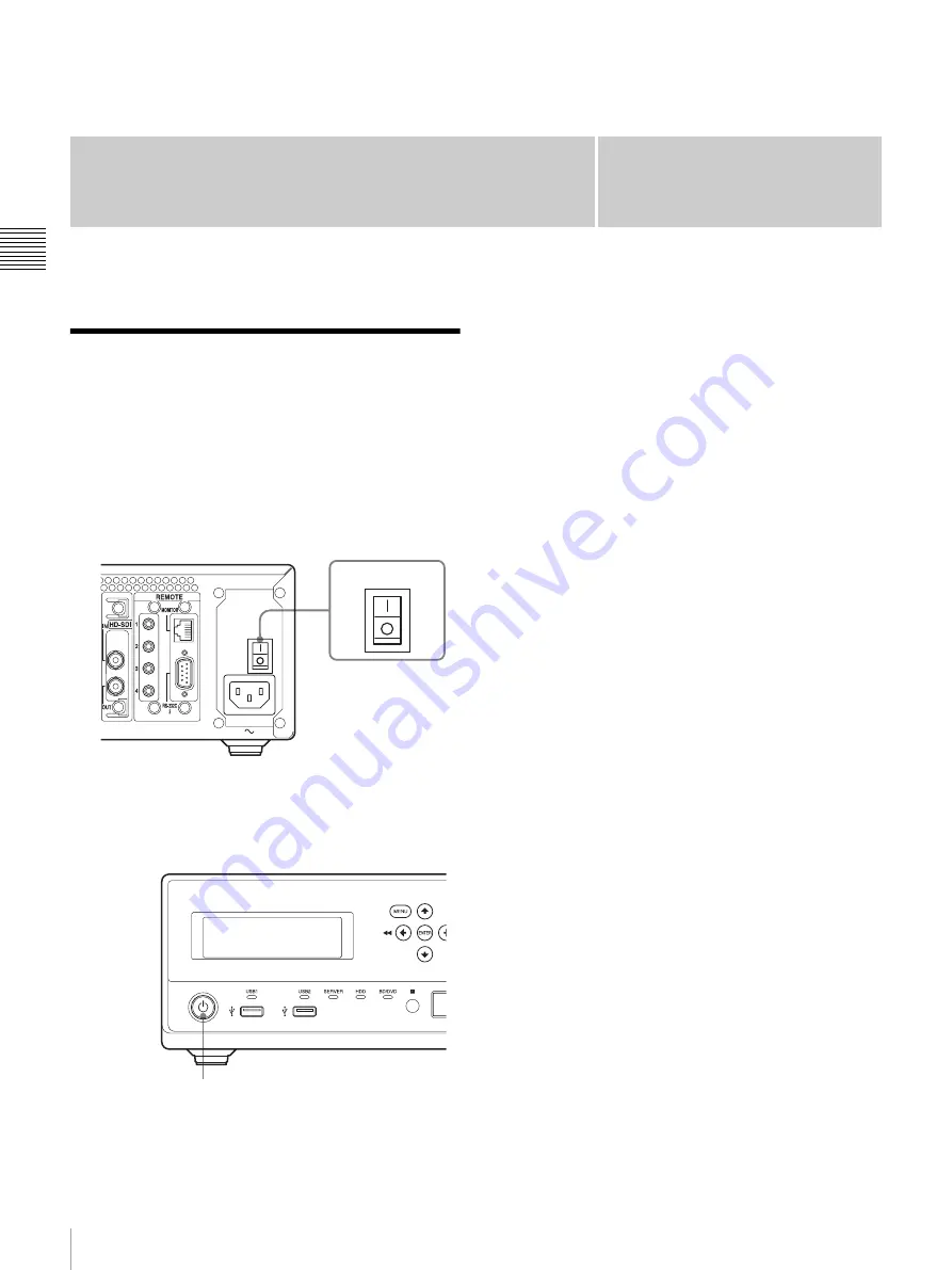 Sony HVO1000MD Скачать руководство пользователя страница 26