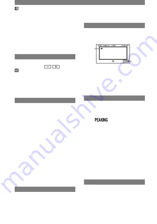 Sony HVR-A1E Operating Manual Download Page 46