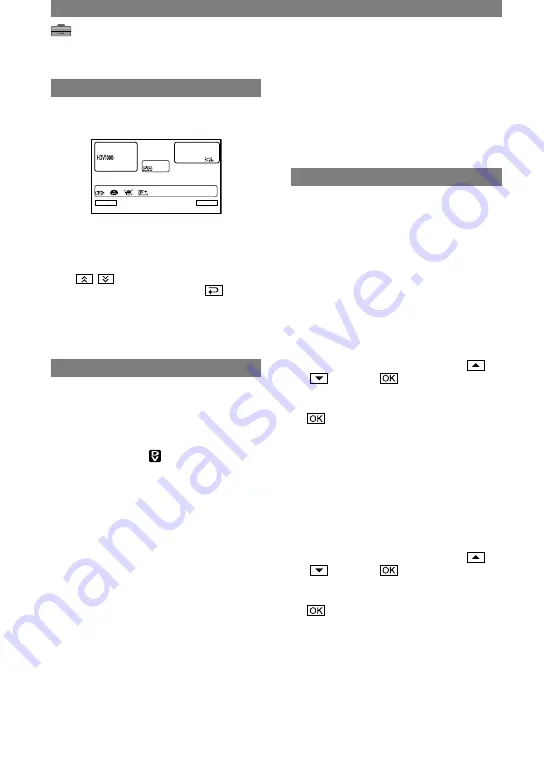 Sony HVR-A1E Operating Manual Download Page 62