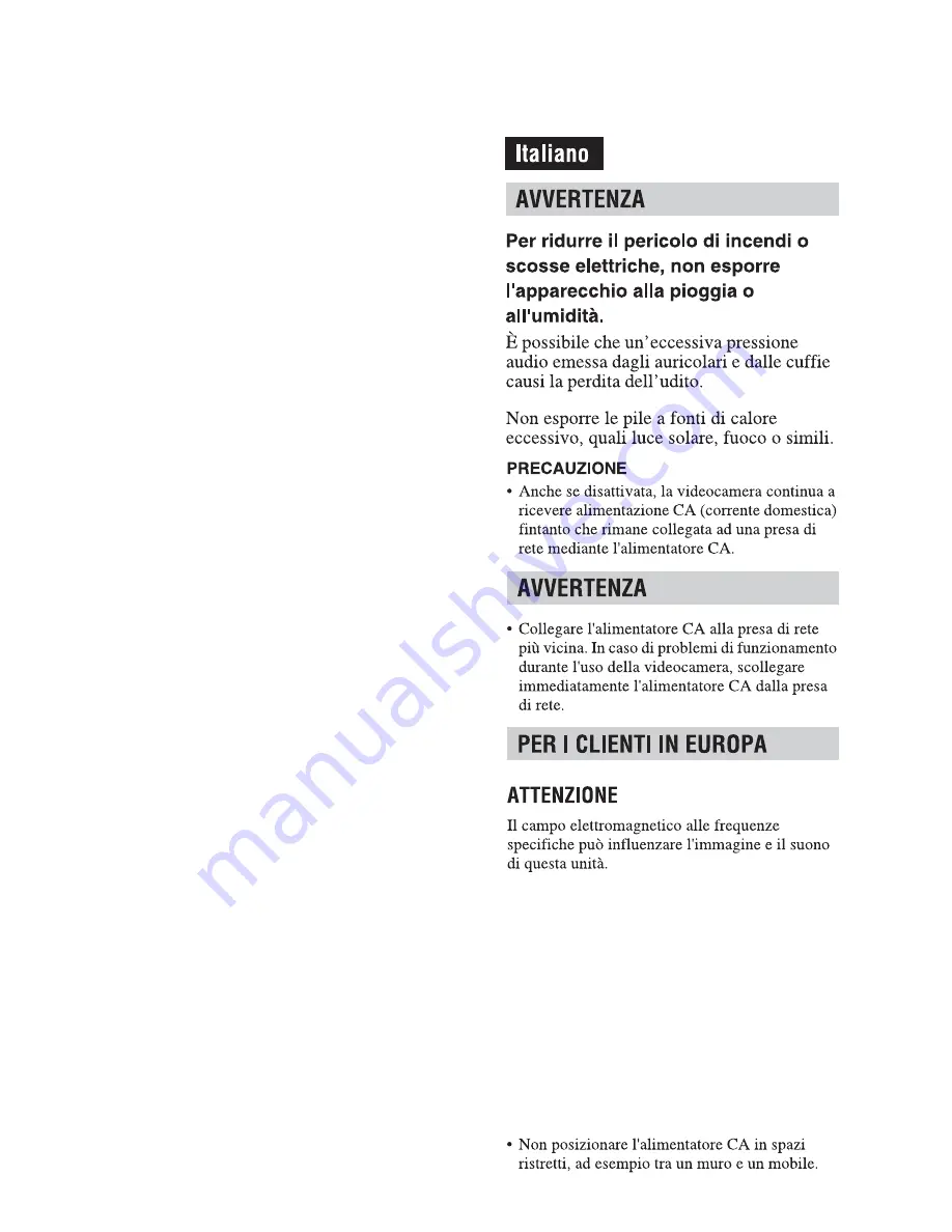 Sony HVR-HD1000C Service Manual Download Page 307