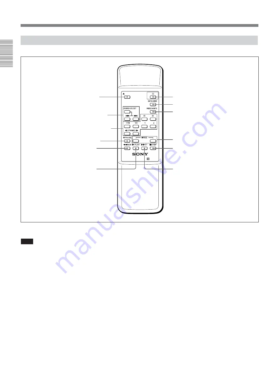 Sony HVR M15U - Professional Video Cassete recorder/player Operating Instructions Manual Download Page 16