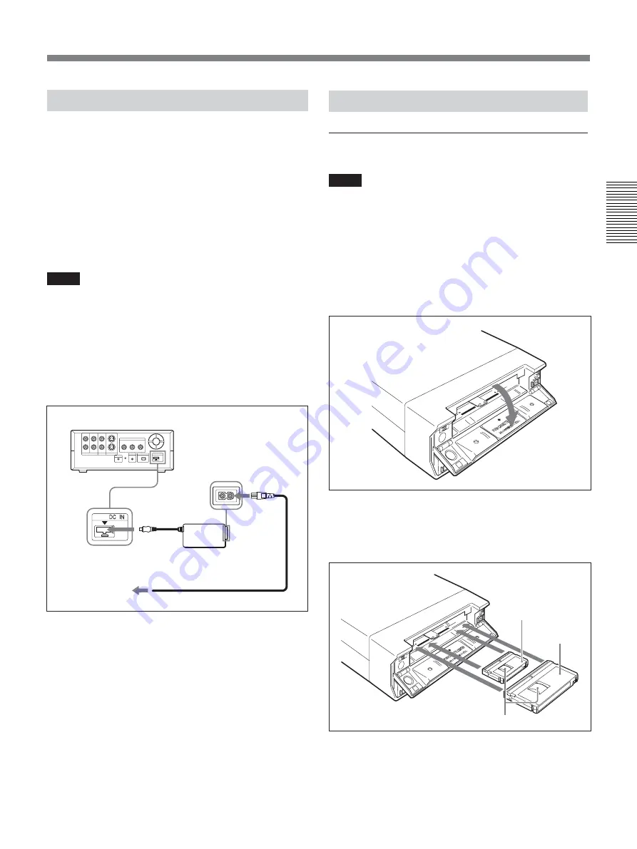 Sony HVR M15U - Professional Video Cassete recorder/player Operating Instructions Manual Download Page 21