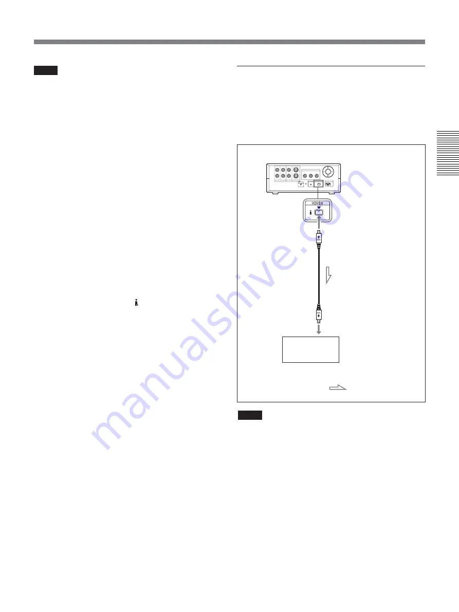 Sony HVR M15U - Professional Video Cassete recorder/player Operating Instructions Manual Download Page 25