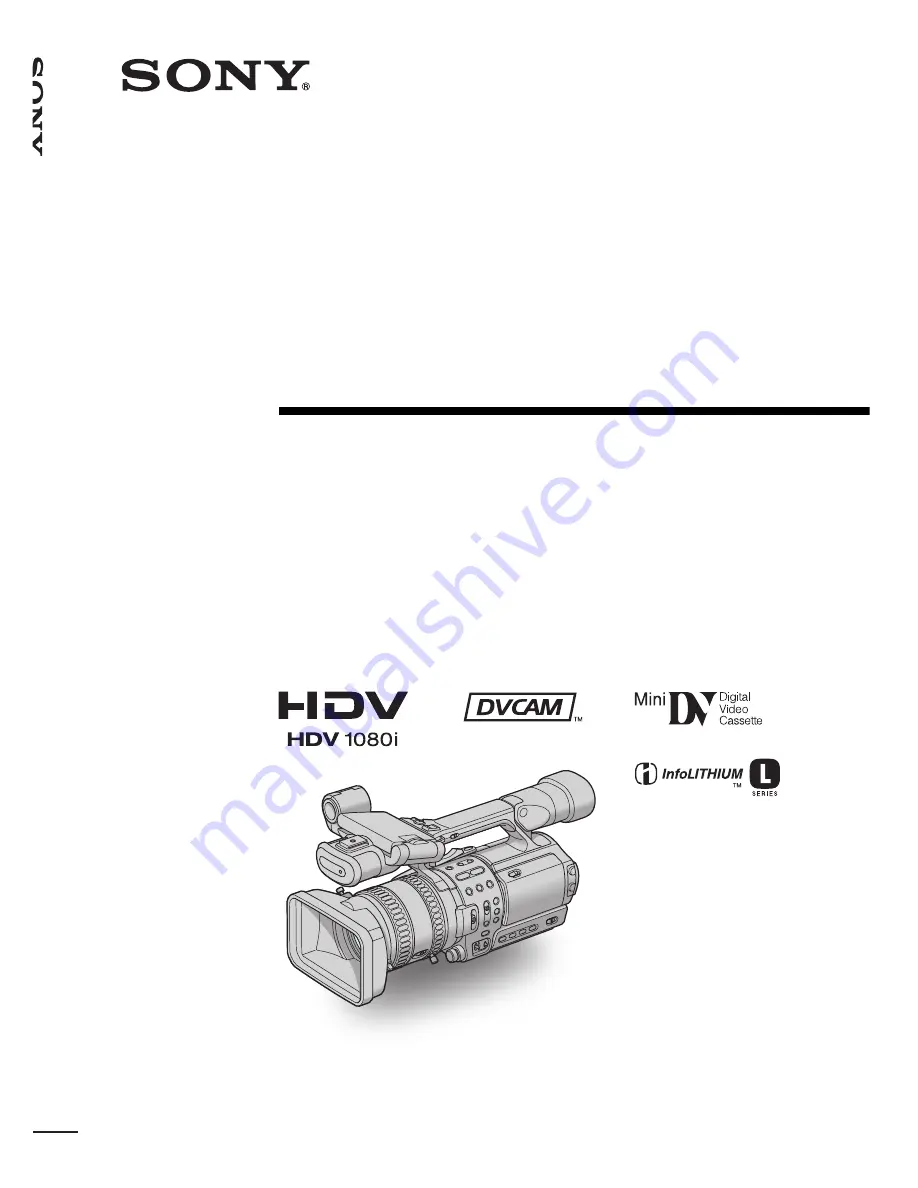 Sony HVR-Z1C Service Manual Download Page 344