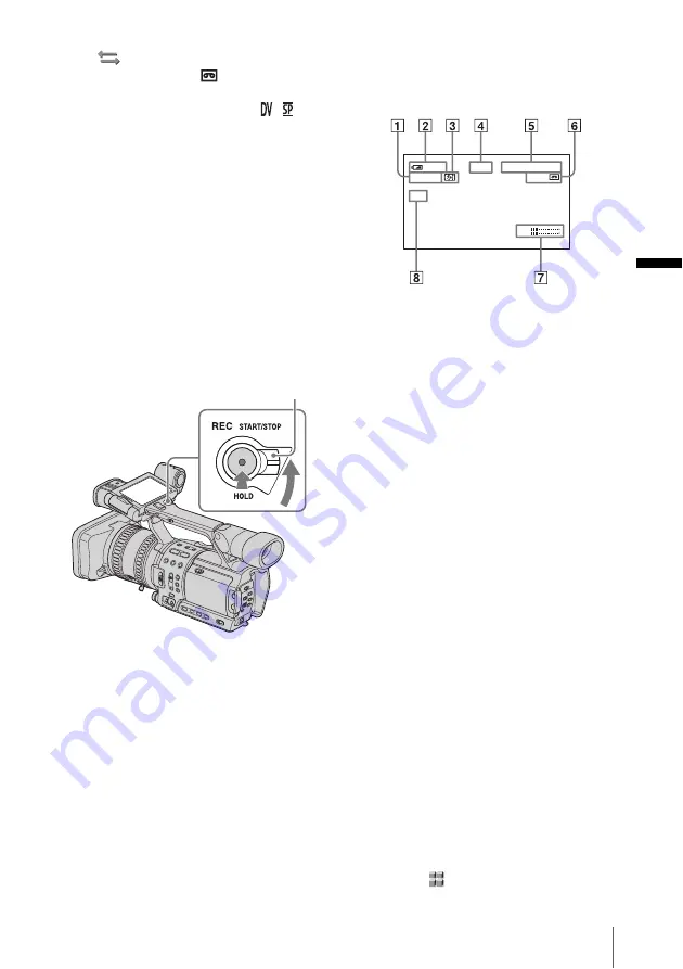 Sony HVR Z1U - Camcorder - 1080i Operating Instructions Manual Download Page 21