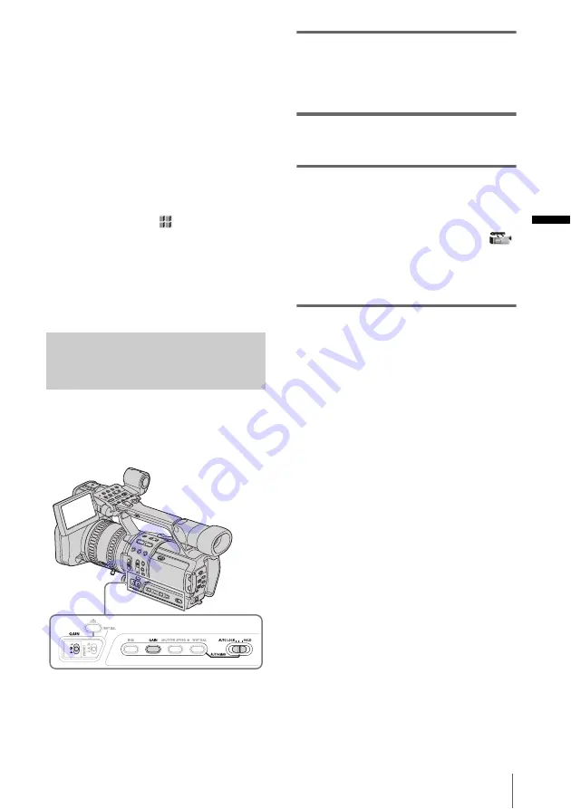 Sony HVR Z1U - Camcorder - 1080i Скачать руководство пользователя страница 29