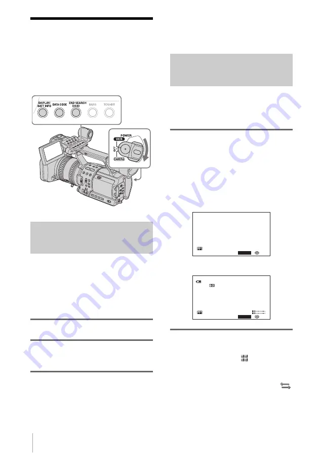 Sony HVR Z1U - Camcorder - 1080i Operating Instructions Manual Download Page 50