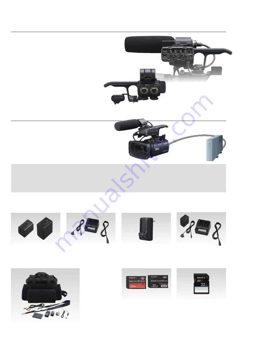 Sony HXR-NX3D1 Brochure & Specs Download Page 5